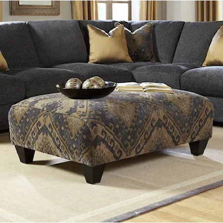 Rectangular Contemporary Cocktail Ottoman